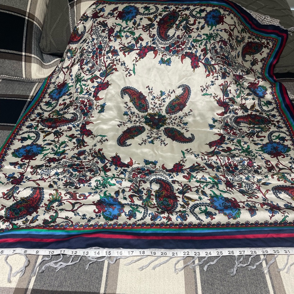 Echo Silk Vintage Square Scarf